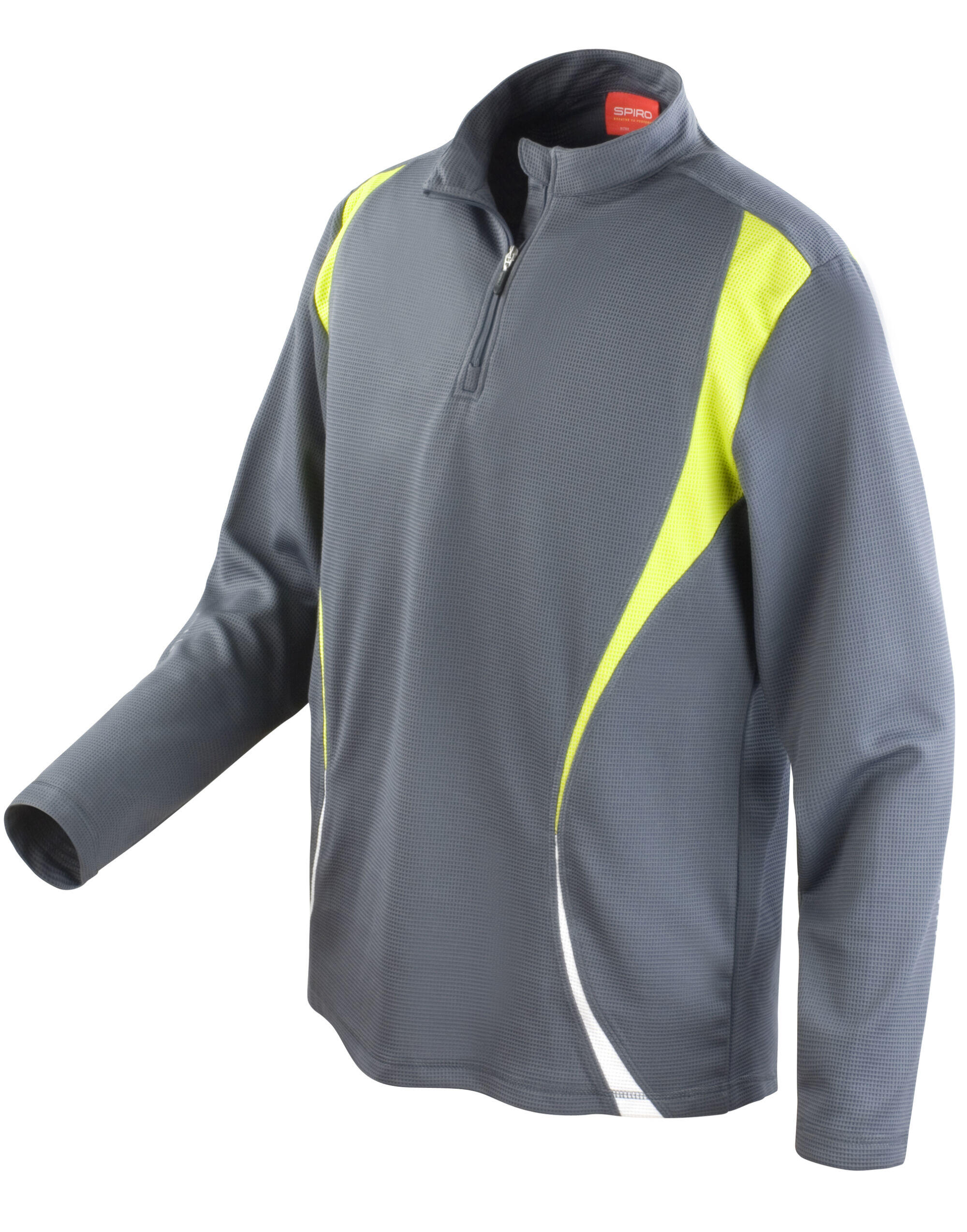 Spiro Charcoal/lime/white Unisex Trial Training Top
