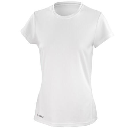 Spiro S253F Spiro Ladies' Quick Dry S/Sleeve T White