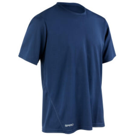 Spiro S253M Spiro Men's Quick Dry Short Sleeve T-Shirt Navy