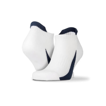 Spiro S293X Spiro 3-Pack Mixed Sneaker Sport Socks White/Navy