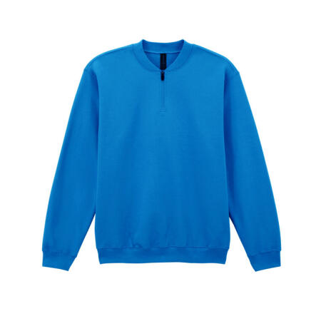 Gildan SF008 Gildan Softstyle Midweight 1/4 Zip Sweatshirt Royal
