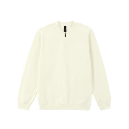 Gildan SF008 Gildan Softstyle Midweight 1/4 Zip Sweatshirt Off White