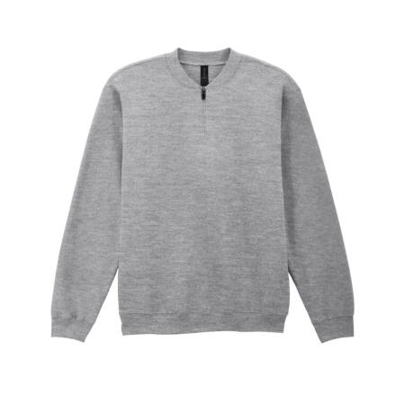 Gildan SF008 Gildan Softstyle Midweight 1/4 Zip Sweatshirt Sport Grey (RS)