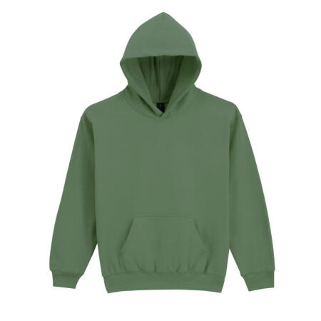 Gildan SF500B Gildan Softstyle Midw Fleece Youth Hoodie Military Green