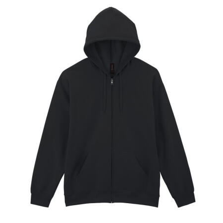 Gildan SF600 Gildan Softstyle Fleece Adult Full Zip Sweat Black