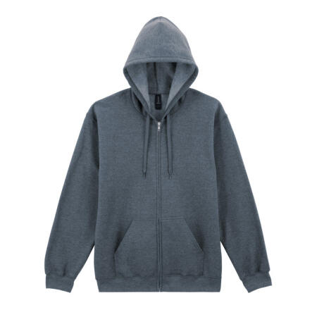 Gildan SF600 Gildan Softstyle Fleece Adult Full Zip Sweat Dark Heather