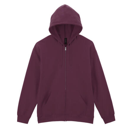 Gildan SF600 Gildan Softstyle Fleece Adult Full Zip Sweat Maroon