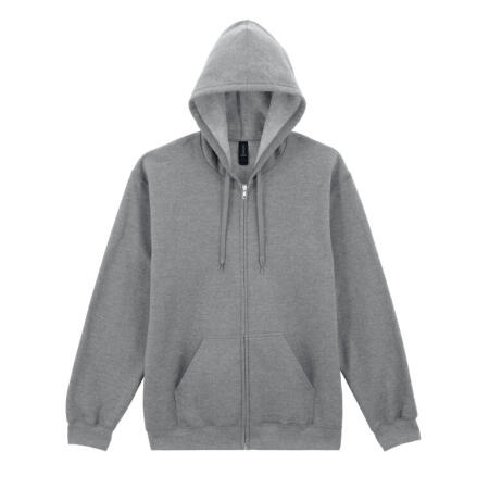 Gildan SF600 Gildan Softstyle Fleece Adult Full Zip Sweat Sport Grey (RS)