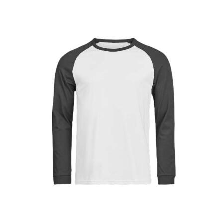 Tee Jays TJ1170 Tee Jays Unlabeled Baseball Tee White/Black