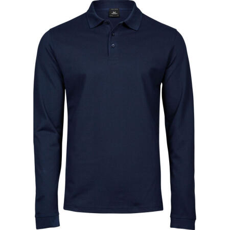 Tee Jays TJ1406 Tee Jays Men's Luxury L/S Stretch Polo Navy