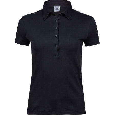 Tee Jays TJ1441 Tee Jays Ladies' Pima Cotton Polo Black
