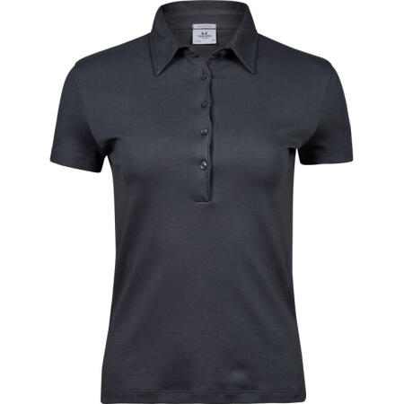 Tee Jays TJ1441 Tee Jays Ladies' Pima Cotton Polo Dark Grey