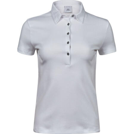 Tee Jays TJ1441 Tee Jays Ladies' Pima Cotton Polo White