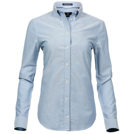 Tee Jays TJ4001 Tee Jays Ladies' Perfect Oxford Shirt Light Blue
