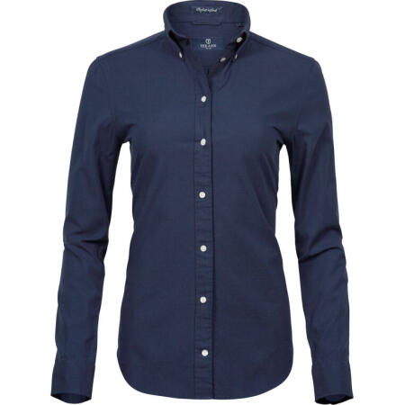 Tee Jays TJ4001 Tee Jays Ladies' Perfect Oxford Shirt Navy