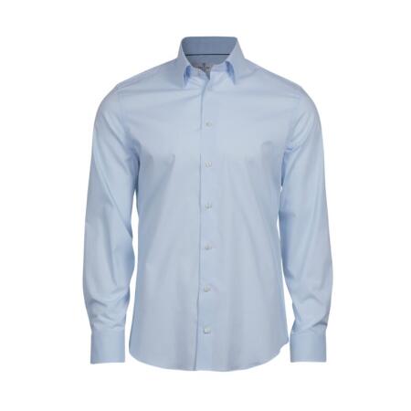 Tee Jays TJ4024 Tee Jays Men's Stretch Luxury Shirt Light Blue