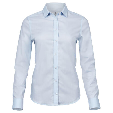 Tee Jays TJ4025 Tee Jays Ladies' Stretch Luxury Shirt Light Blue