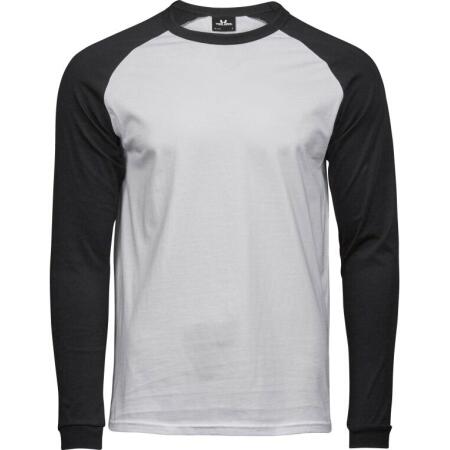 Tee Jays TJ5072 Tee Jays Men's Baseball Tee White/Black