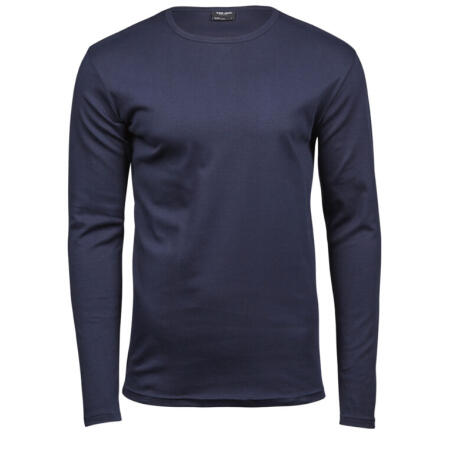 Tee Jays TJ530 Tee Jays Men's Long Sleeve Interlock Tee Navy