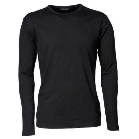 Tee Jays TJ530 Tee Jays Men's Long Sleeve Interlock Tee Black