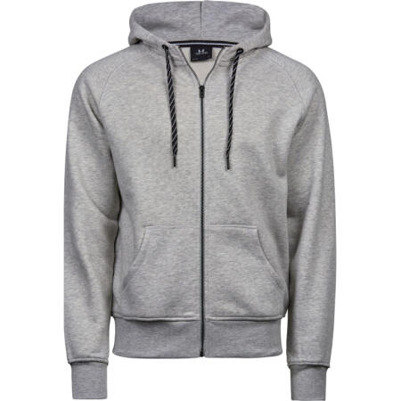 Tee Jays TJ5435 Tee Jays Men's Fashion Full Zip Hood Heather Grey