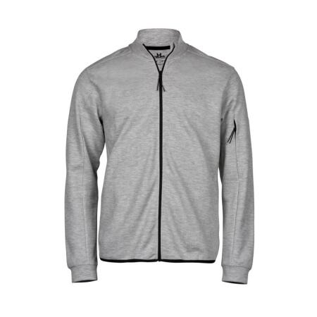 Tee Jays TJ5704 Tee Jays  Athletic Full Zip Cardigan Heather Grey