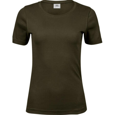 Tee Jays TJ580 Tee Jays Ladies' Interlock Tee Dark Olive