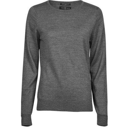 Tee Jays TJ6006 Tee Jays Ladies' Crew Neck Sweater Grey Melange