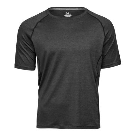 Tee Jays TJ7020 Tee Jays Men's CoolDry Tee Black Melange