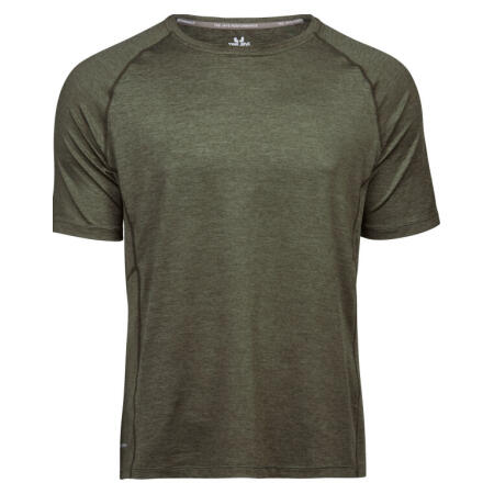 Tee Jays TJ7020 Tee Jays Men's CoolDry Tee Olive Melange