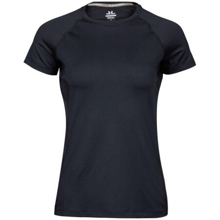 Tee Jays TJ7021 Tee Jays Ladies' CoolDry Tee Black