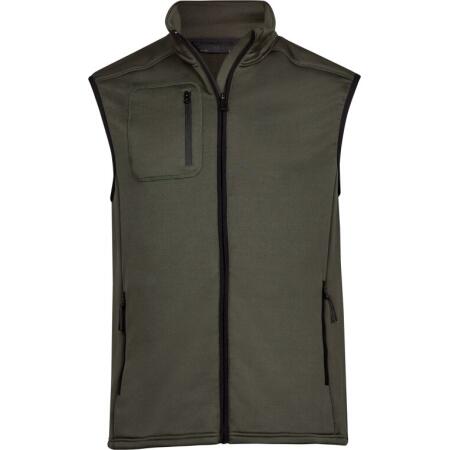 Tee Jays TJ9104 Tee Jays Men's Stretch Fleece Bodywarmer Deep Green