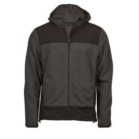 Tee Jays TJ9124 Tee Jays Mountain Hooded Fleece Asphalt/Black