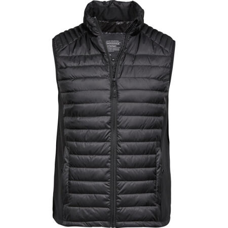 Tee Jays TJ9624 Tee Jays Men's Crossover Bodywarmer Black/Black