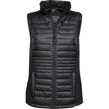 Tee Jays TJ9625 Tee Jays Ladies' Crossover Bodywarmer Black/Black