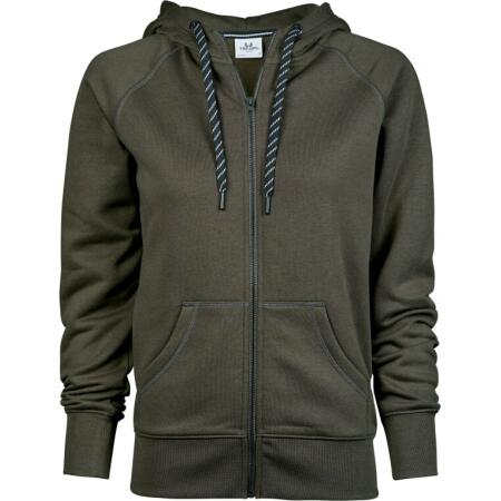 Tee Jays TJ5436 Tee Jays Ladies' Fashion Full Zip Hood Deep Green