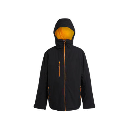 Regatta Professional TRA253 REGATTA PROFESSIONAL Navigate Insulated WP Jacket Black Orange Pop