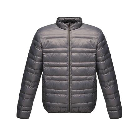 Regatta Professional TRA496 Firedown Men's Down-Touch Insulated Jacket Seal Grey/Black