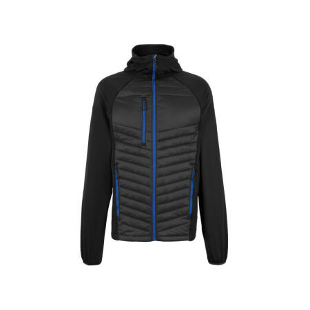 Regatta Professional TRA549 REGATTA PROFESSIONAL Men's Navigate Thermal Hybrid Jacket Black/ New Royal
