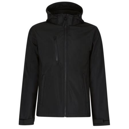 Regatta Professional TRA701 REGATTA PROFESSIONAL Venturer 3 Layer Hooded Softshell Black/Black