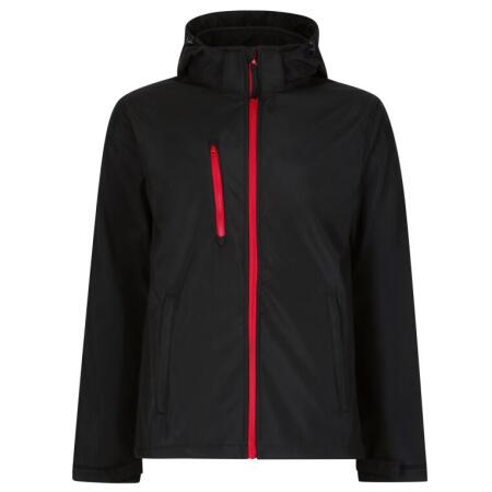 Regatta Professional TRA701 REGATTA PROFESSIONAL Venturer 3 Layer Hooded Softshell Black/Red