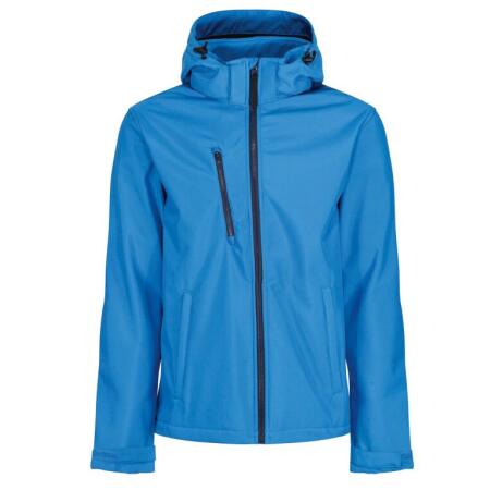 Regatta Professional TRA701 REGATTA PROFESSIONAL Venturer 3 Layer Hooded Softshell French Blue / Navy
