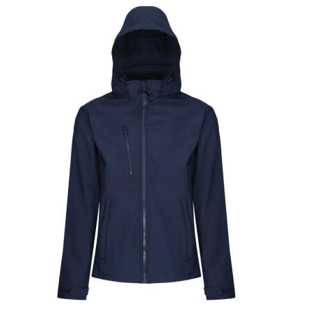 Regatta Professional TRA701 REGATTA PROFESSIONAL Venturer 3 Layer Hooded Softshell Navy/Navy