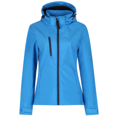 Regatta Professional TRA702 Regatta Professional Women's Venturer Hooded Softshell French Blue / Navy
