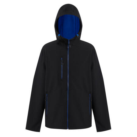 Regatta Professional TRA705 REGATTA PROFESSIONAL Navigate 2-Layer Hood Softshell Black/New Royal