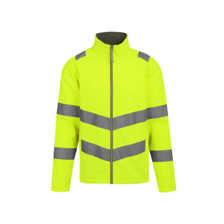 Regatta High Visibility TRA712 Regatta High Visibility Hi-Vis Pro Contract Ablaze Softshell Hi-Vis Yellow