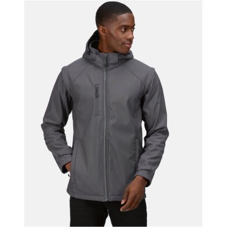 Regatta Professional TRA713 Regatta Professional Men's Erasmus 4-In-1 Softshell Jacket Seal Grey/Seal Grey