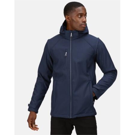 Regatta Professional TRA713 Regatta Professional Men's Erasmus 4-In-1 Softshell Jacket Navy/Navy