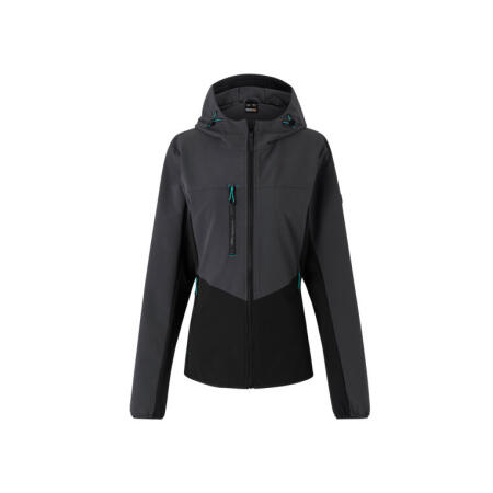 Regatta Professional TRA740 Regatta Professional Ladies Ada Stretch Softshell Jacket Seal Grey/Black