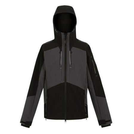 Regatta Professional TRA745 Regatta Professional 4TEX Stretch 3 Layer Softshell Slate Grey/Black